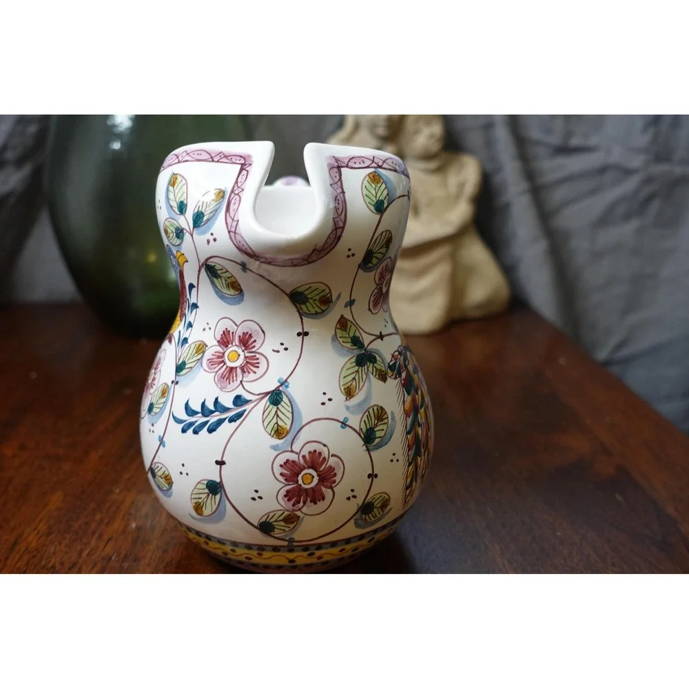 Estrela de Conimbriga Portugal ceramic pottery pitcher| artist signed and number